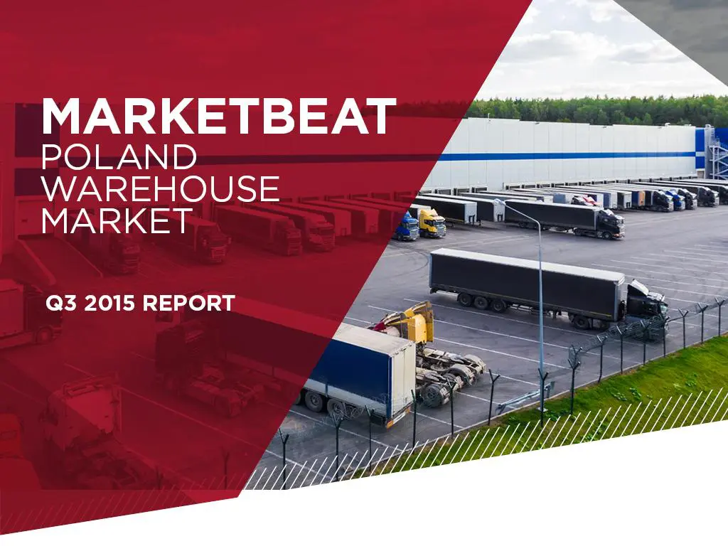 Marketbeat: Rynek magazynowy w Polsce - III kwartał 2015 r. [RAPORT]